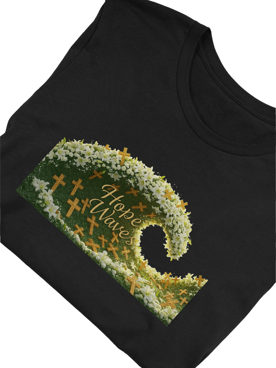 Easter Hope Waves Floral T-Shirt - Easter product image (54)