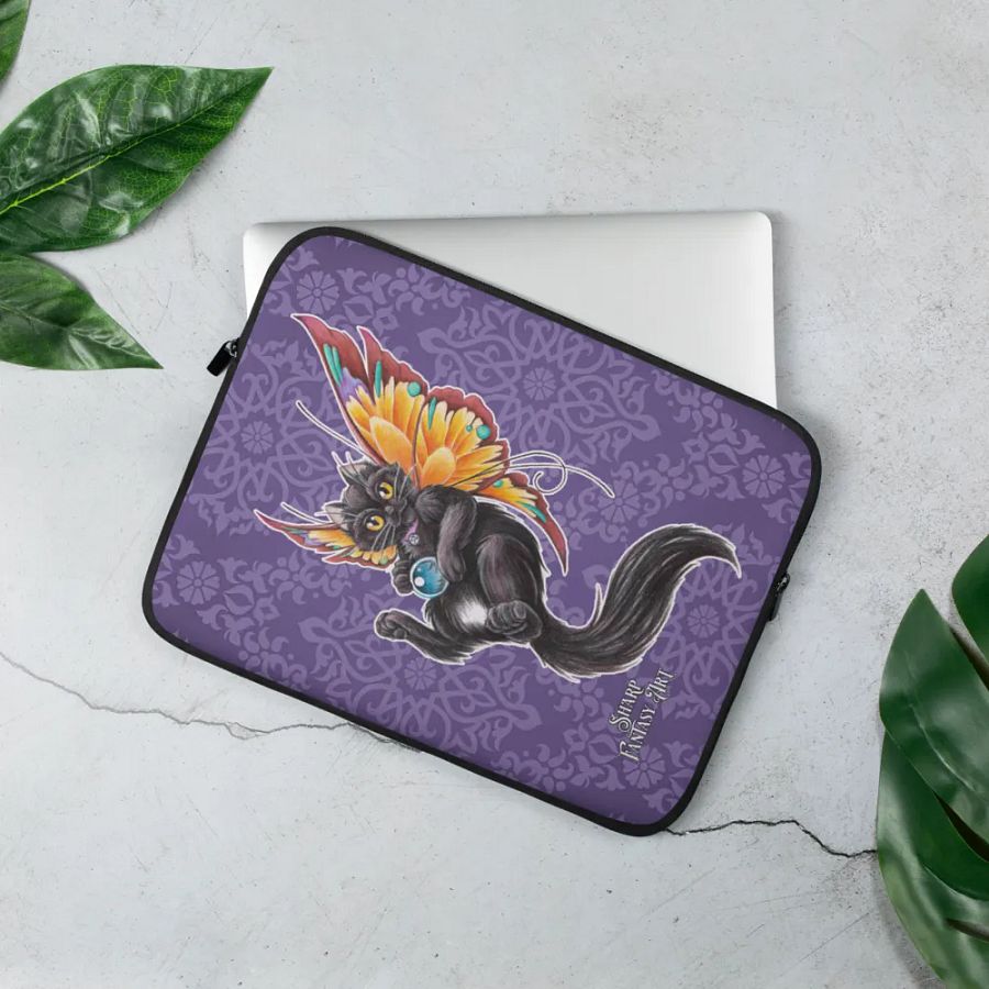 Faery Cat - SFA Laptop Sleeve product image (1)