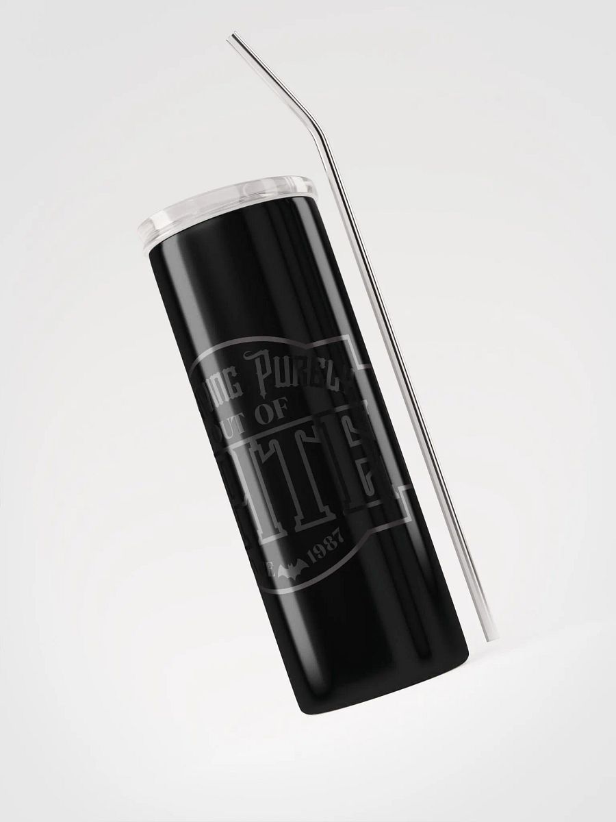 Surviving Purely Out Of Spite Black on Black Tumbler product image (2)