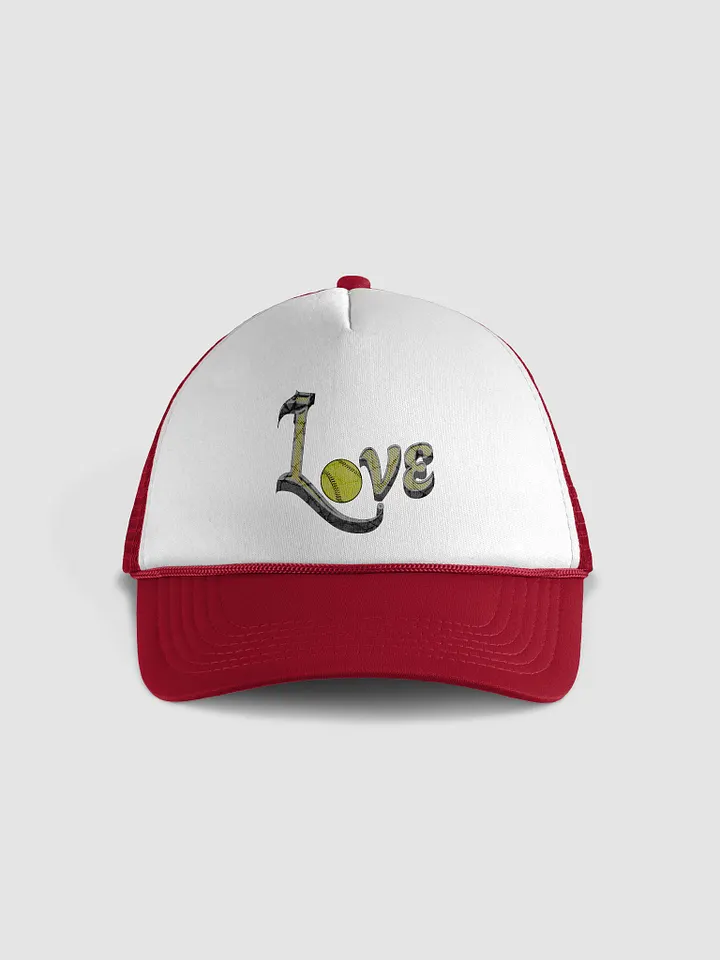 Love Softball Textured Hat product image (5)