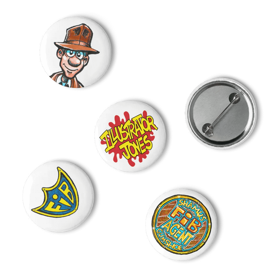 Illustrator Jones Pin Collection product image (4)