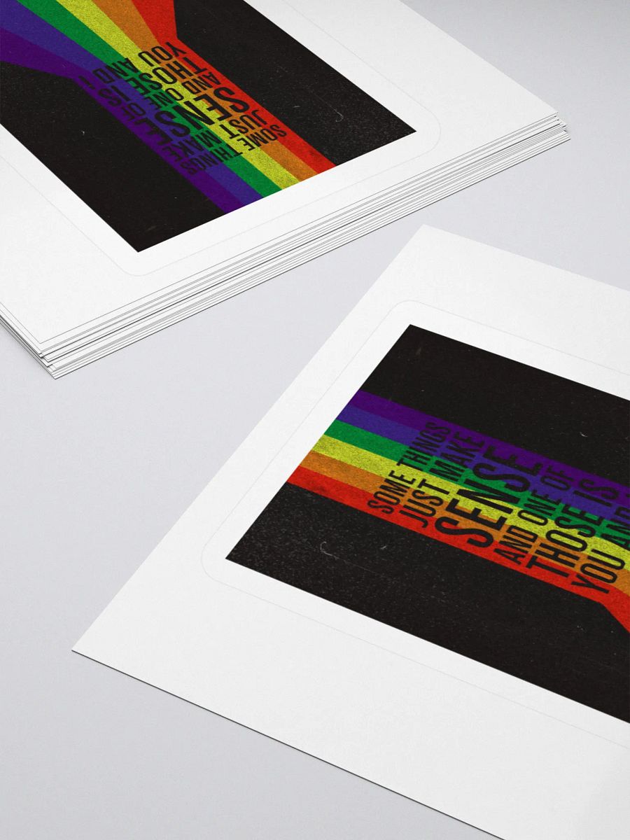 you and i - pride flag - die cut sticker product image (11)