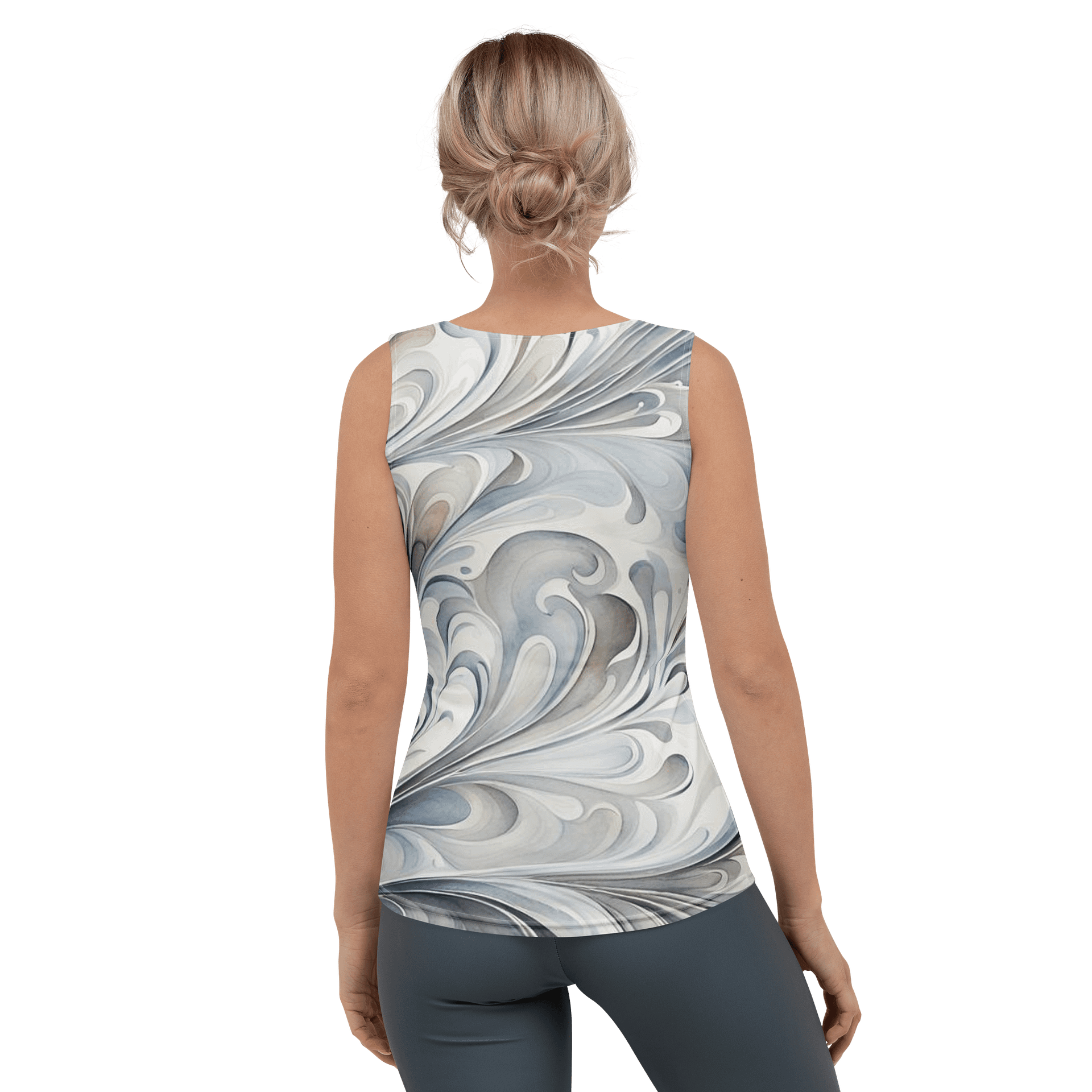 Gray Fractals Tank Top product image (2)