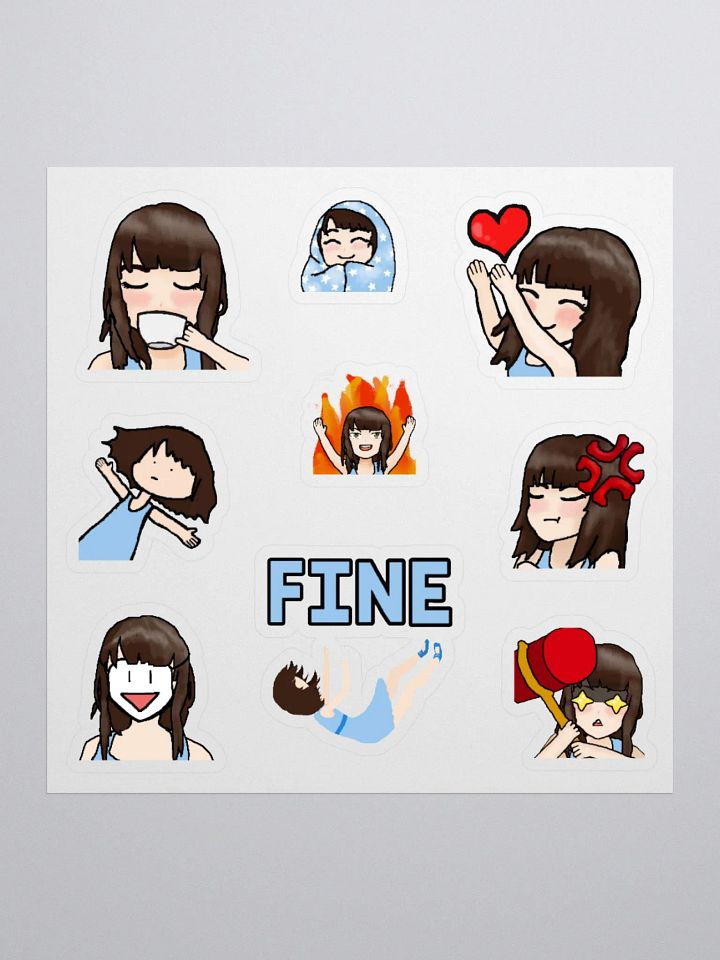 Emote Sticker Set product image (1)