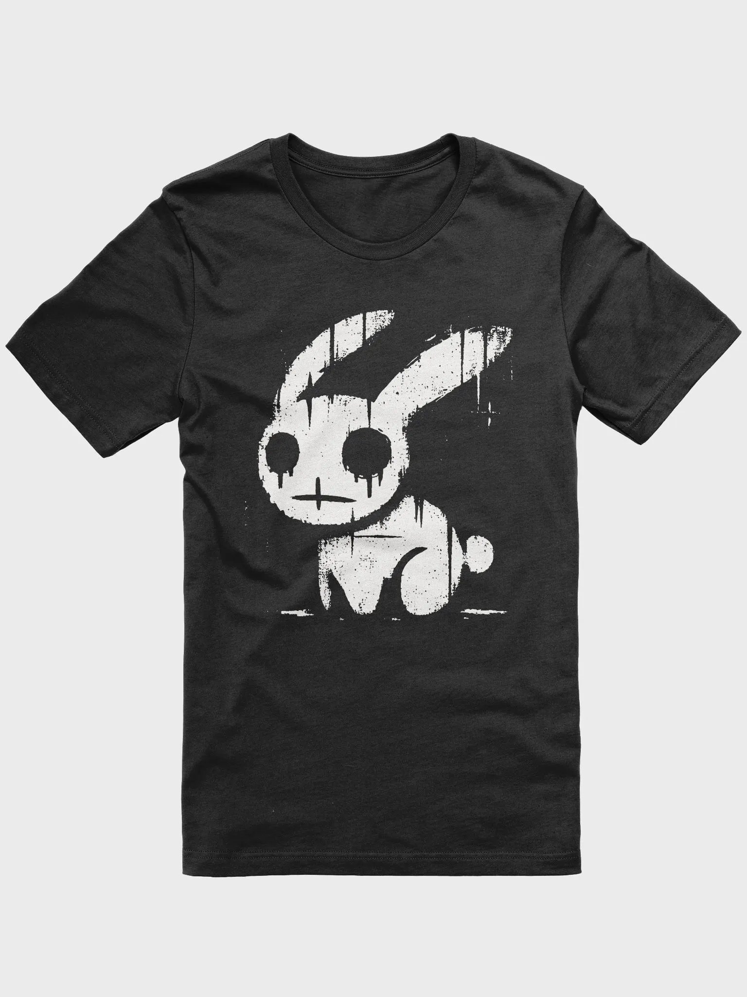 Haunted Rabbit Gothic Style Graphic Unisex Tee product image (3)