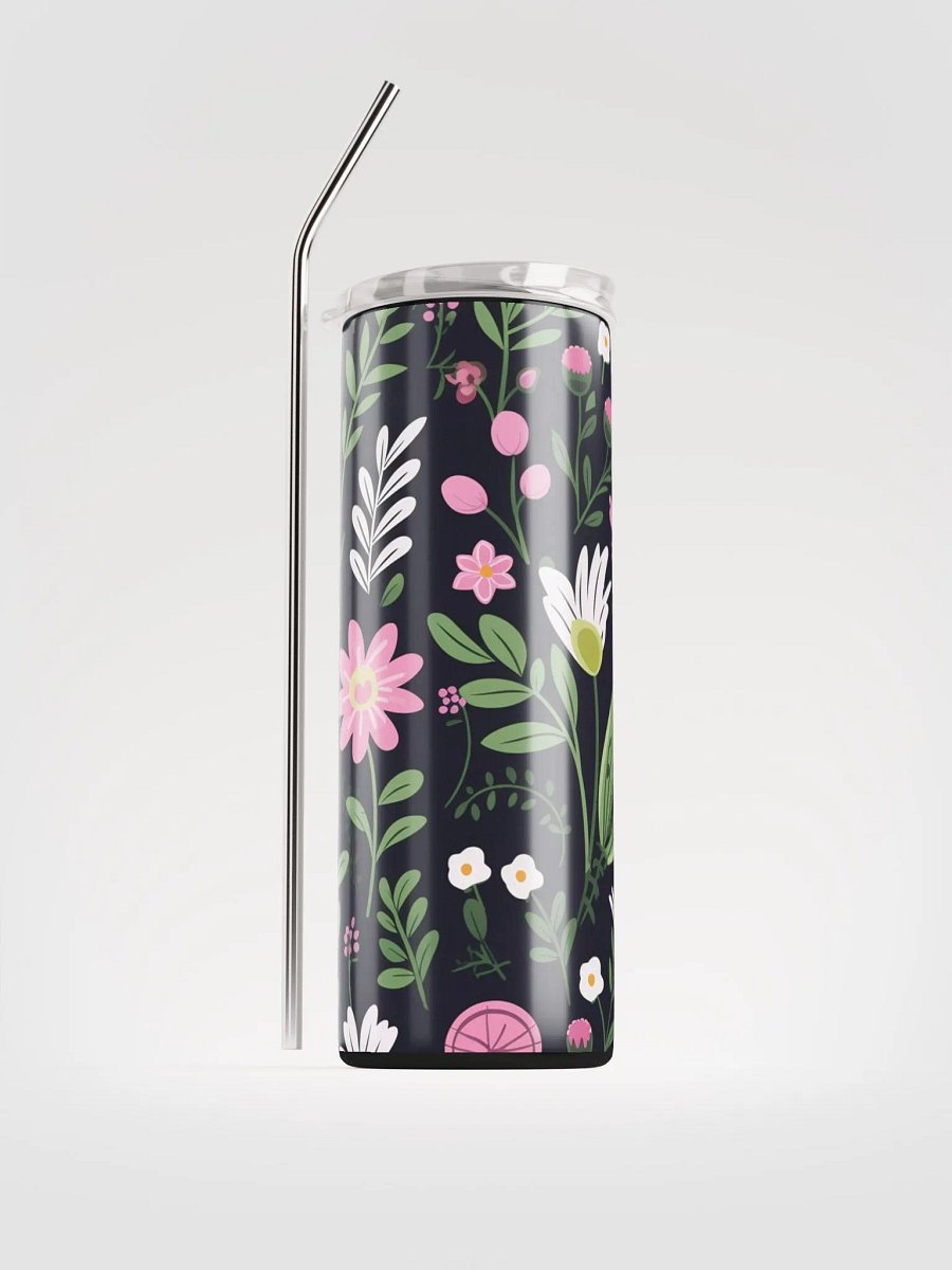 Insulated Night Pastel Colorful Floral Stainless Steel Tumbler | Stylish & Durable product image (1)