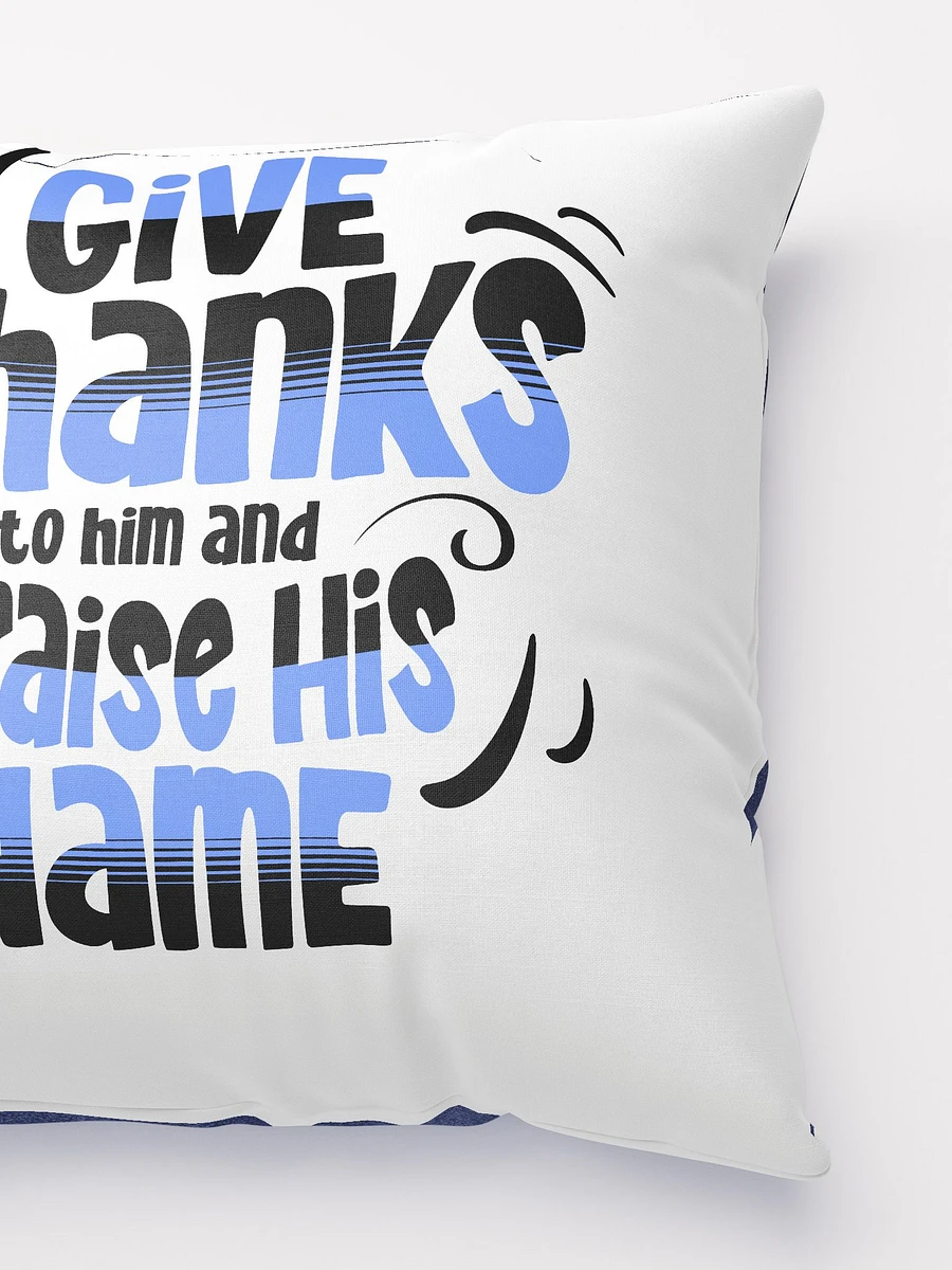 Double Sided Throw Pillow Psalm 100 (Tehillim) product image (4)