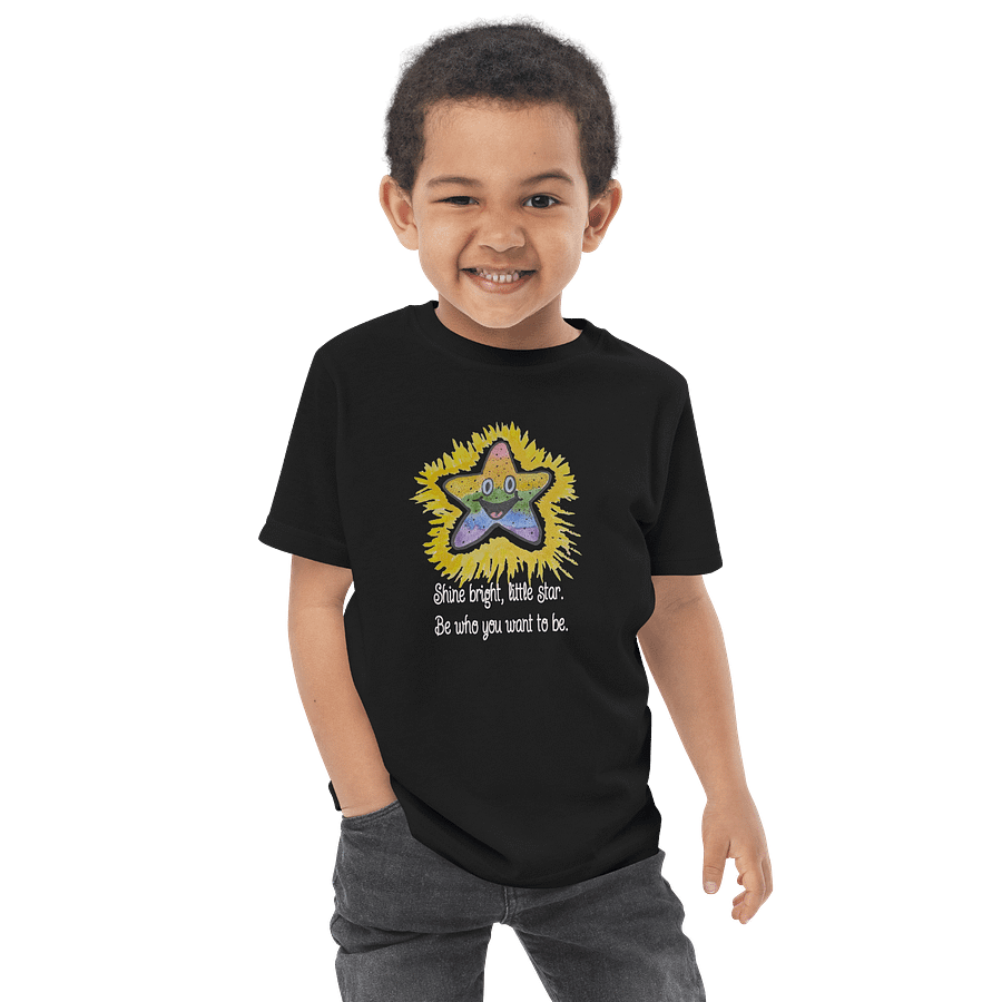 Shine Bright, Little Star. Be who you want to be. - Toddler Tee product image (4)