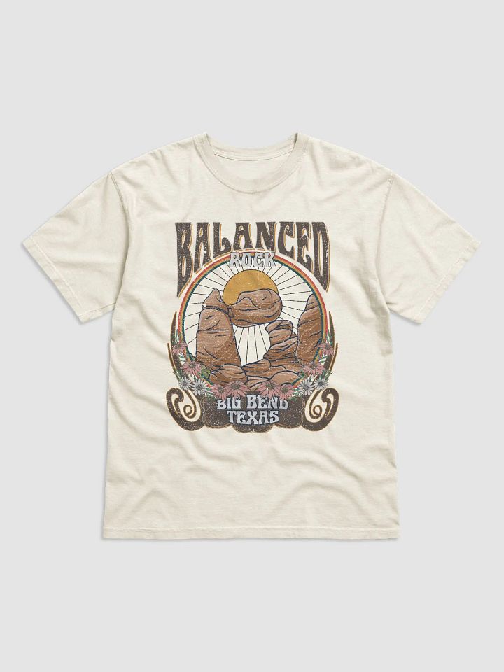 Balanced Rock, Big Bend National Park, Texas Tee | Art Nouveau-Style Western T-Shirt for Travel and Road Trips product image (11)