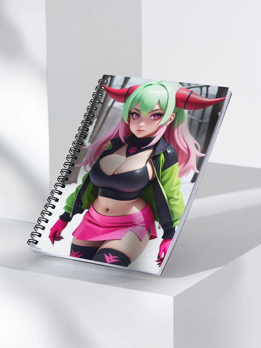 Snowy Anime Dreams Spiral Notebook product image (3)