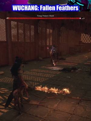 How to defeat Tang Palace Maid! Fire/Deflect | WUCHANG: Fallen Feathers | Xbox Series X 8/4/2025 #AaronShack #Gaming #VideogameClips #WuchangFallenFeathers #XboxSeriesX #SoulsLike