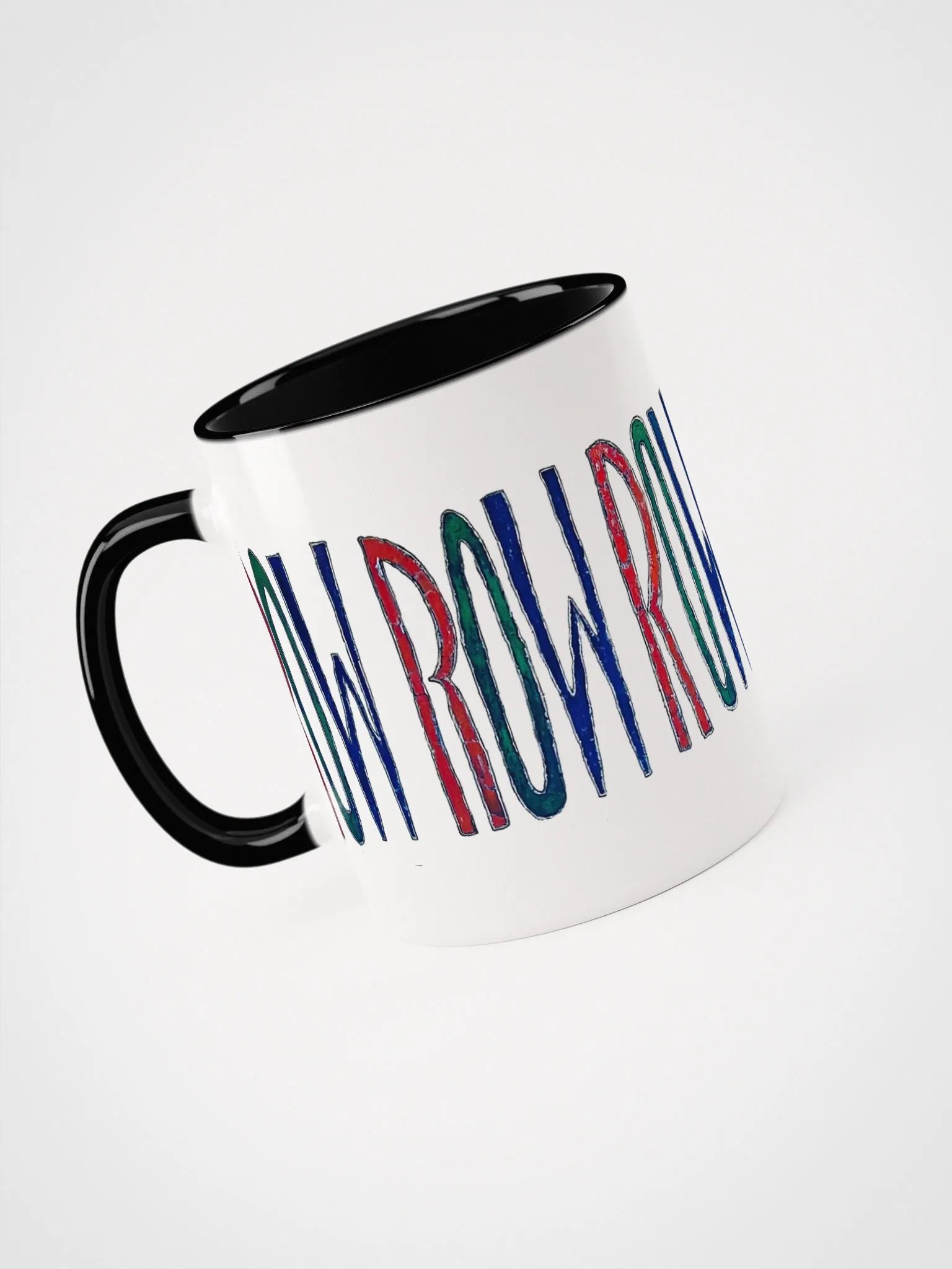 Row Row Row Your Boat Ceramic Mug with Color Inside product image (1)