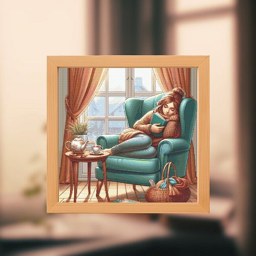 📖Drowsy Chapters Cross Stitch Pattern!
📏300 x 300 Stitches |🎨40 DMC Colours
💻 Purchase securely from my official website or t...