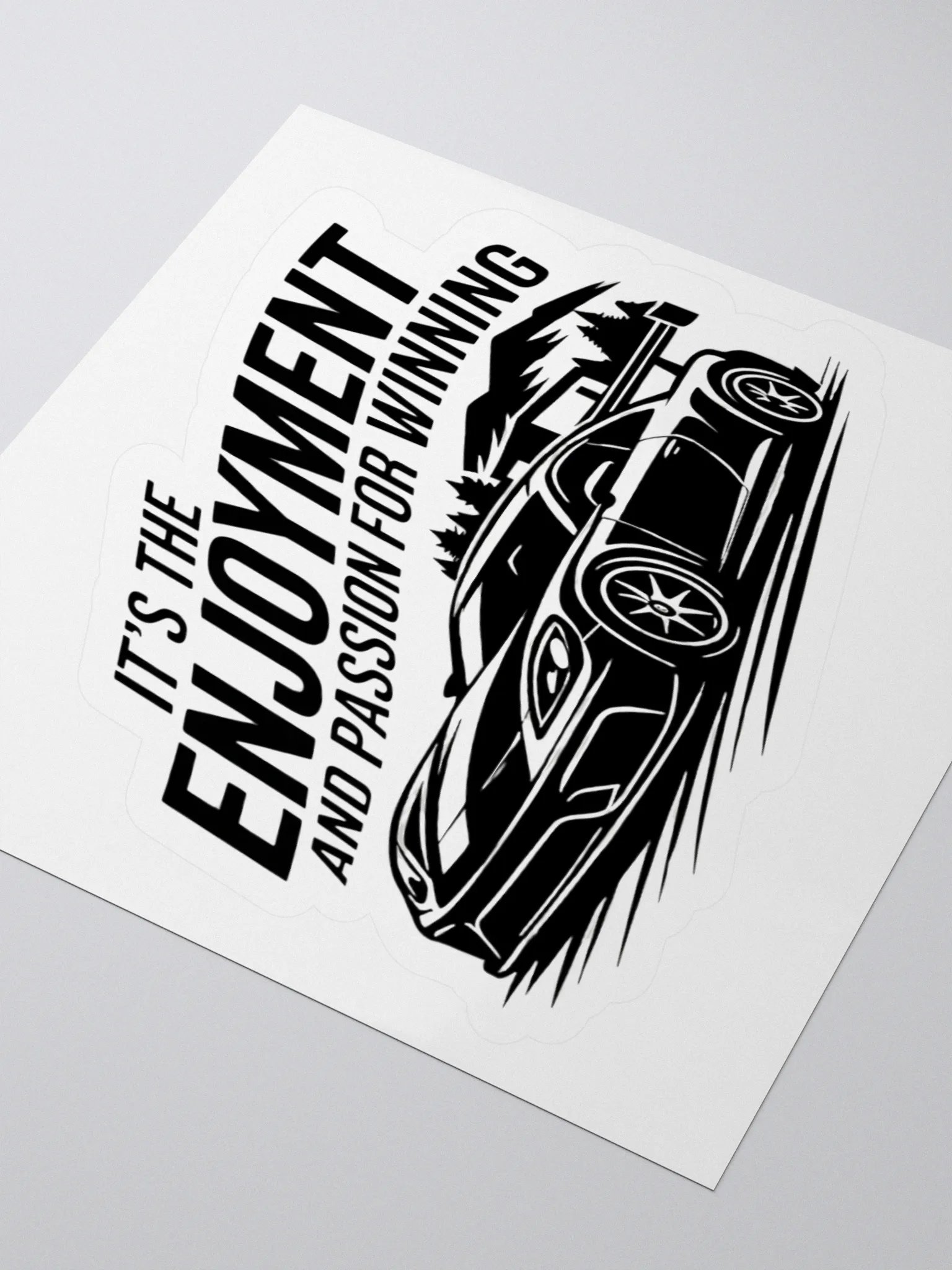 It’s the enjoyment and passion for winning – GT3 Kiss Cut Sticker product image (7)