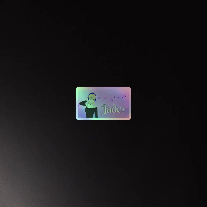 Pink Jade+ Holographic Sticker product image (2)