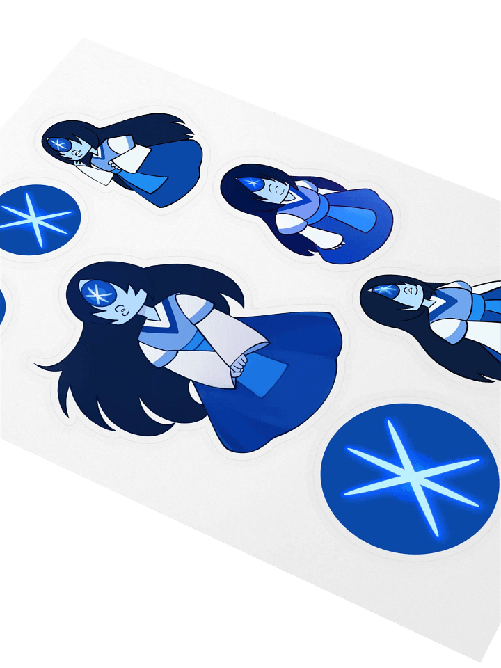 Star Sapphire Sticker Sheet product image (2)