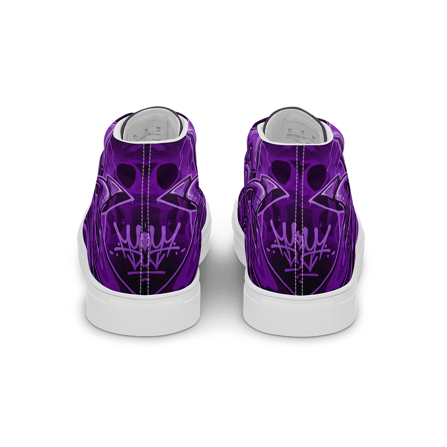 "Violet Vandal High Tops" – Midnight Graffiti Flow product image (4)