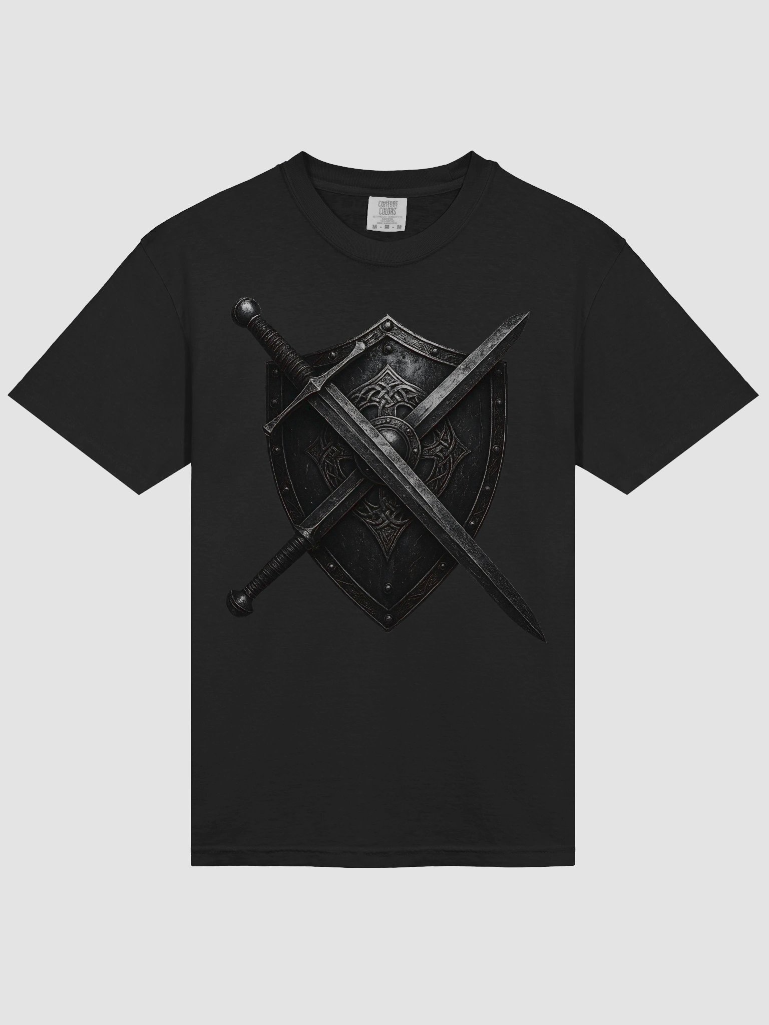 Gothic Guardian Shield T-Shirt product image (7)