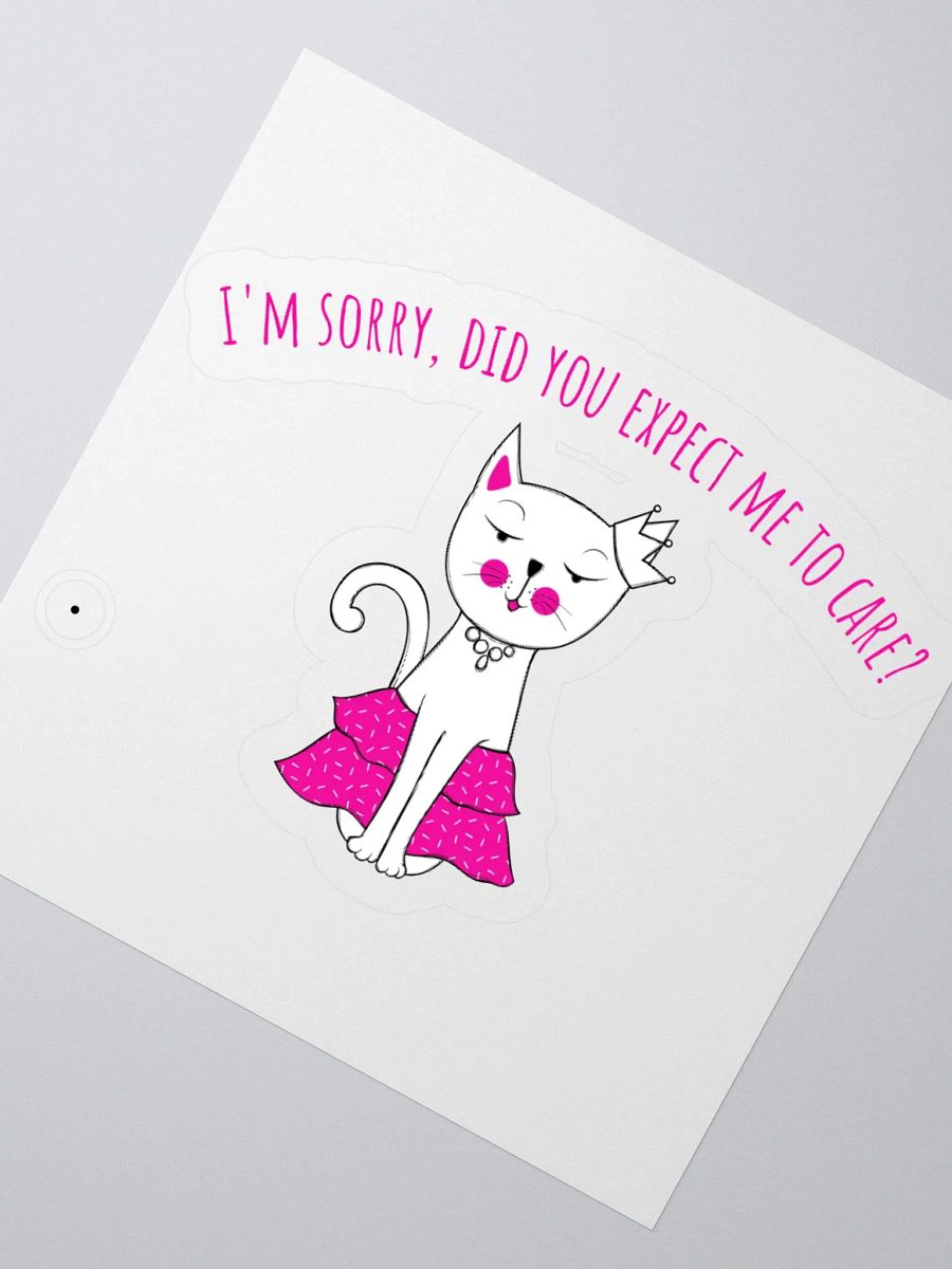 Sassy Cat Kiss Cut Stickers product image (3)