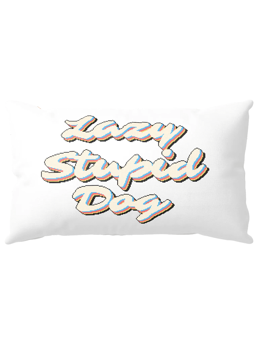 "Lazy Stupid Dog" Retro Pixel-Art Pillow product image (5)