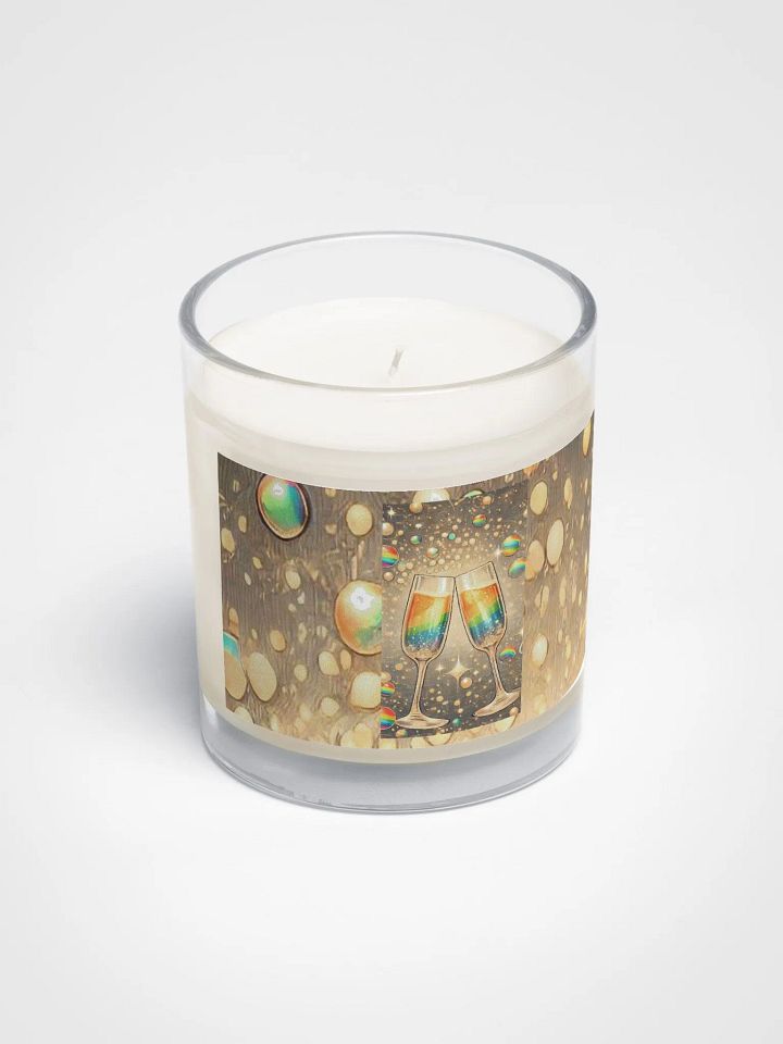 Rainbow Champagne Celebration Soy Wax Candle product image (2)