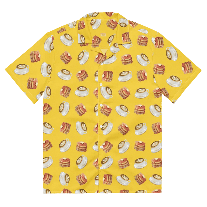 Cafe Latte Pancake Hawaiian Shirt product image (2)