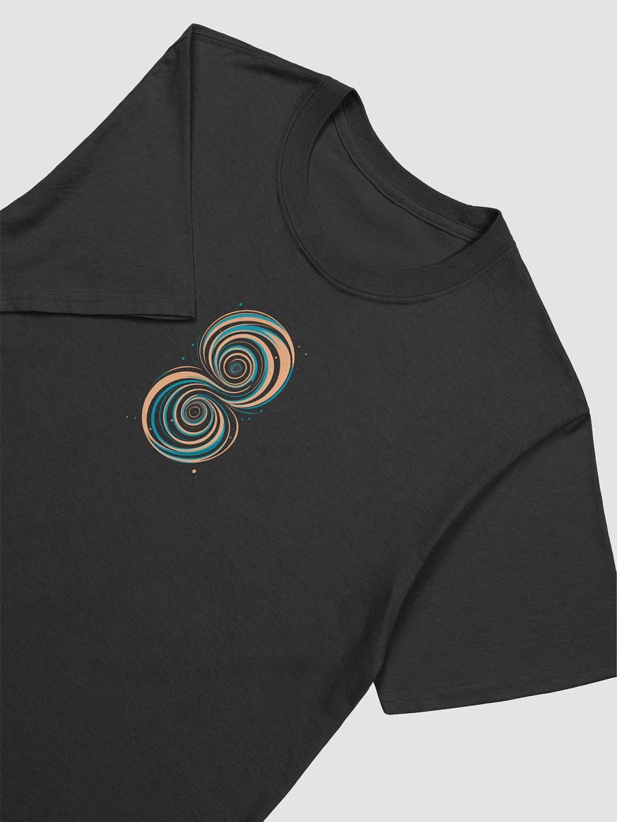 Copper Swirl Unisex T-Shirt for EDM and music festivals. product image (3)