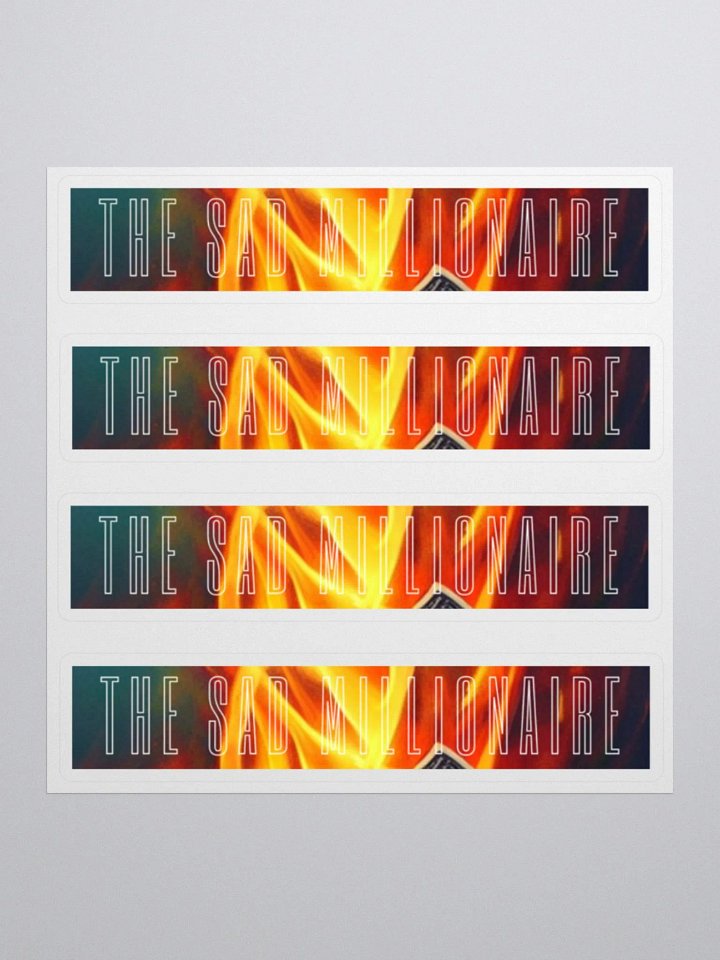 The Sad Millionaire - Stickers product image (1)