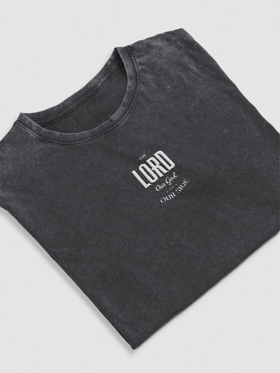 The LORD Our God is on OUR SIDE | Unisex Denim T-shirt product image (9)