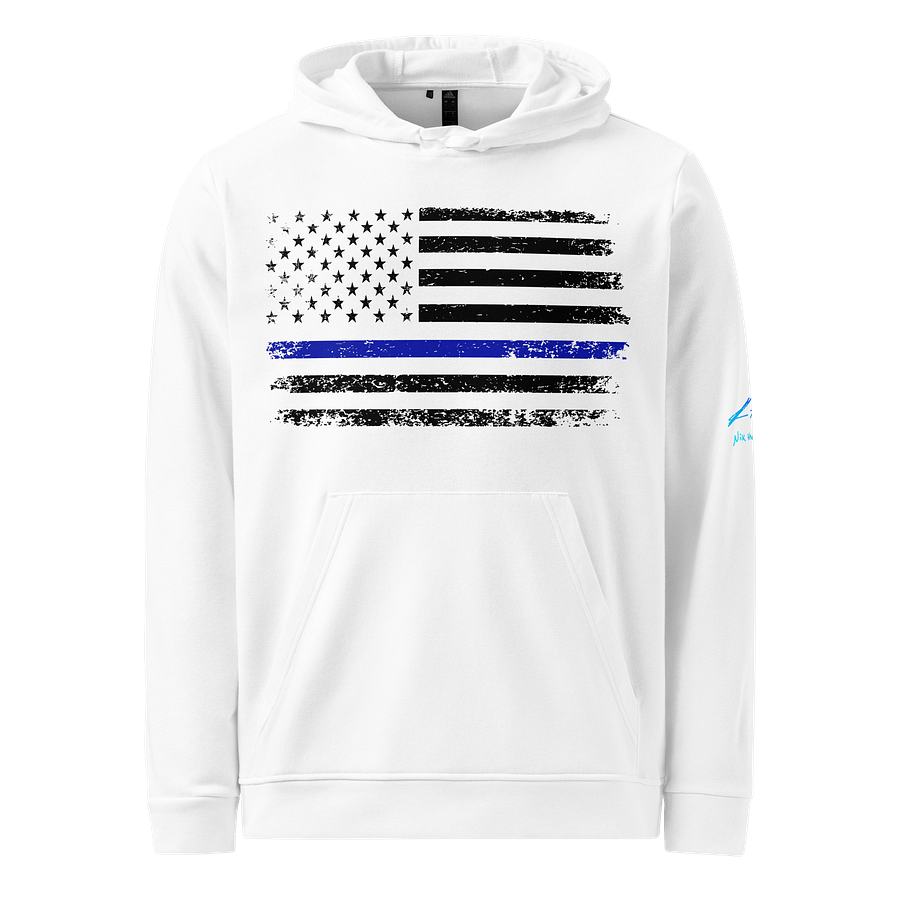 Nik The Hat | Thin Blue Line adidas® Fleece Hoodie product image (4)