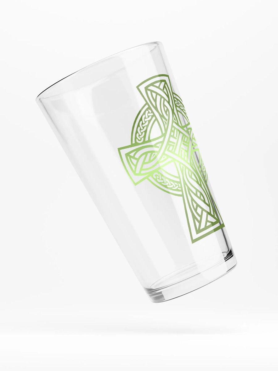 Viking Celtic Cross Pint Glass product image (4)