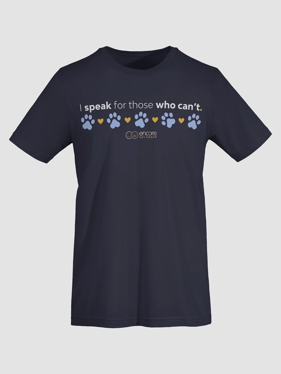 I Speak For Those Who Can't - Bella+Canvas T-Shirt product image (7)