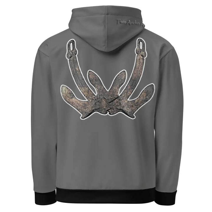 Gray Anchor Hoodie product image (1)