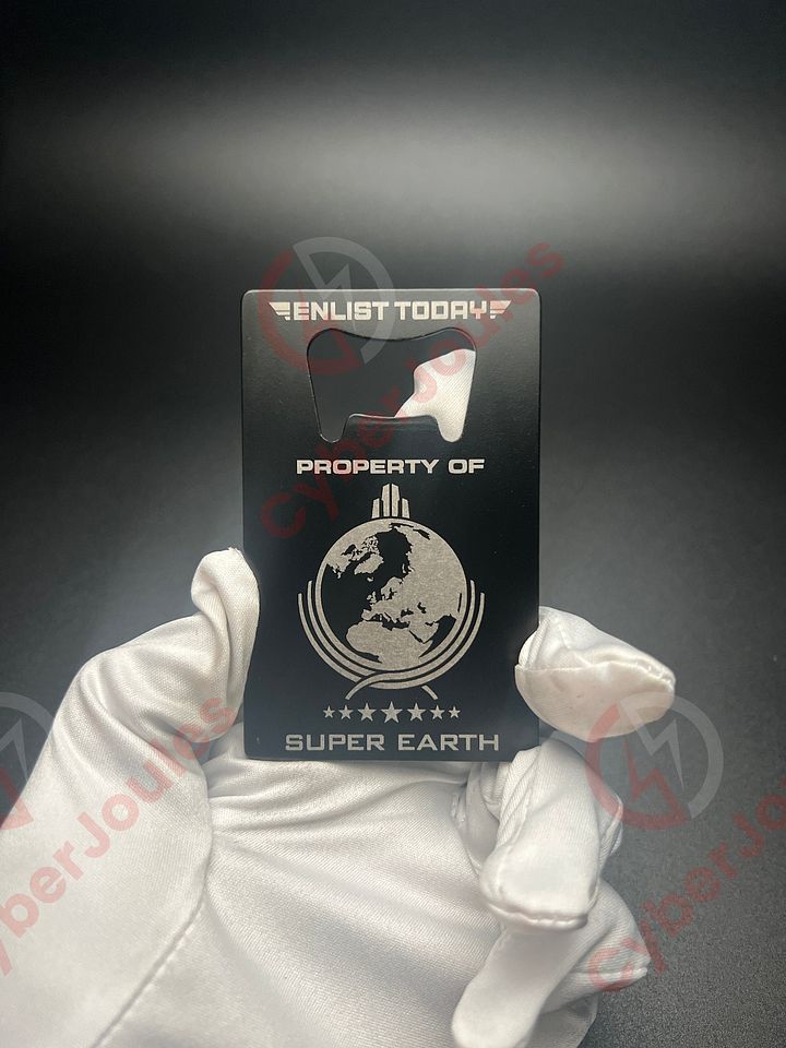 Helldivers 2 Inspired Bottle Opener | Gamer Gift product image (2)