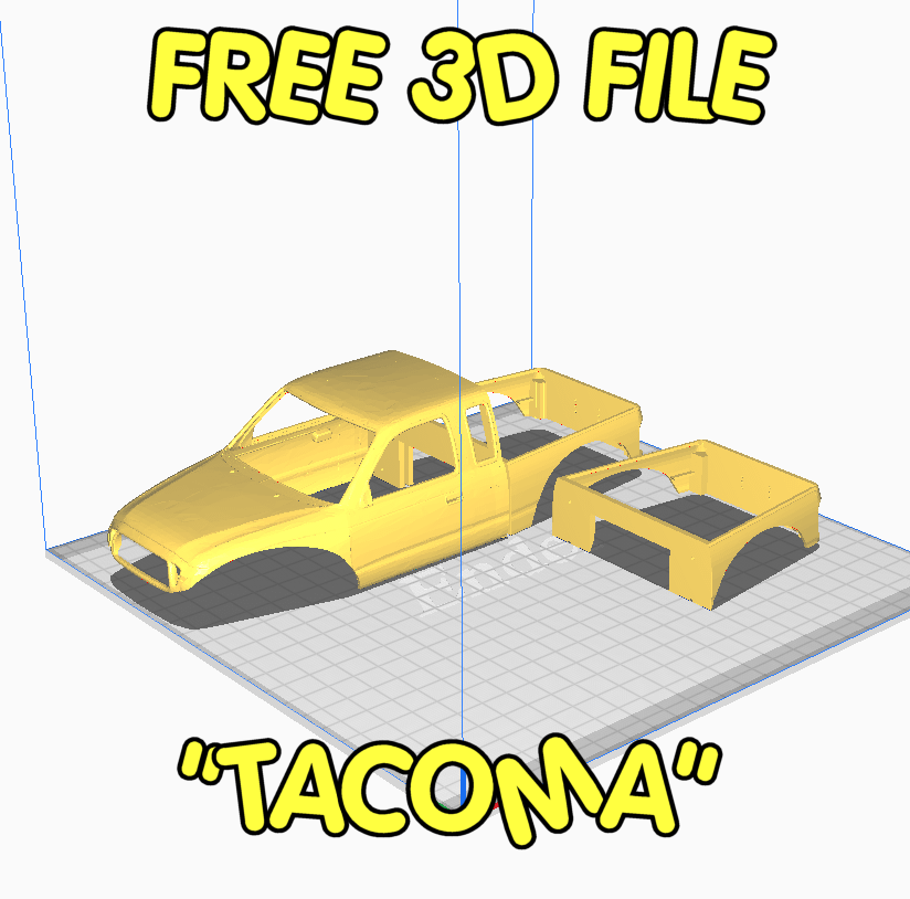 TACOMA - 3D PRINT FILE product image (1)