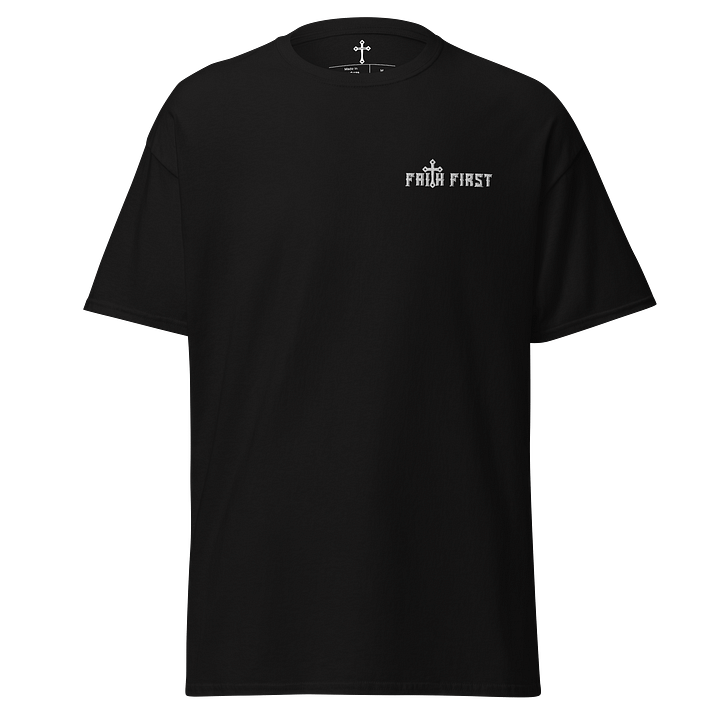 Faith F1rst Unisex T-Shirt – Embroidered product image (1)