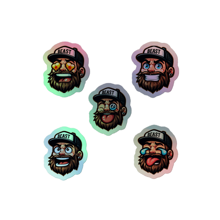 Punklad Emote Holographic Stickers product image (2)
