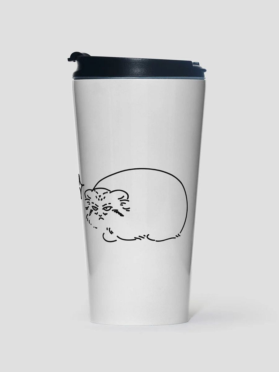 Grumpy Manul - Steel Travel Mug product image (1)