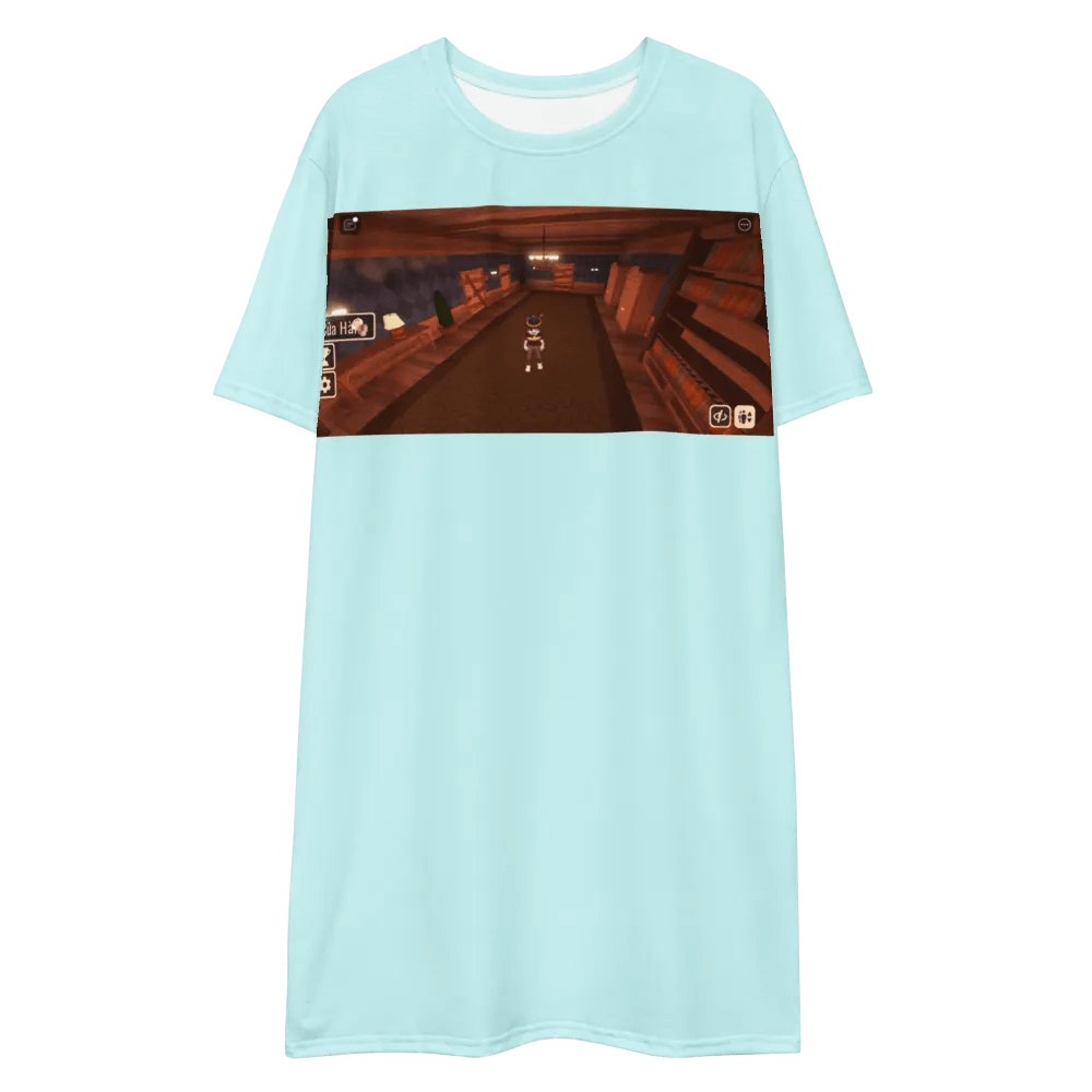 Váy thun in toàn thân/Full body printed T-shirt dress product image (3)