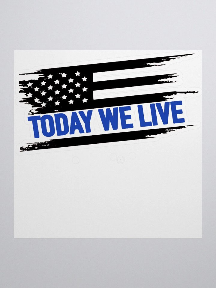 Back the blue sticker product image (2)