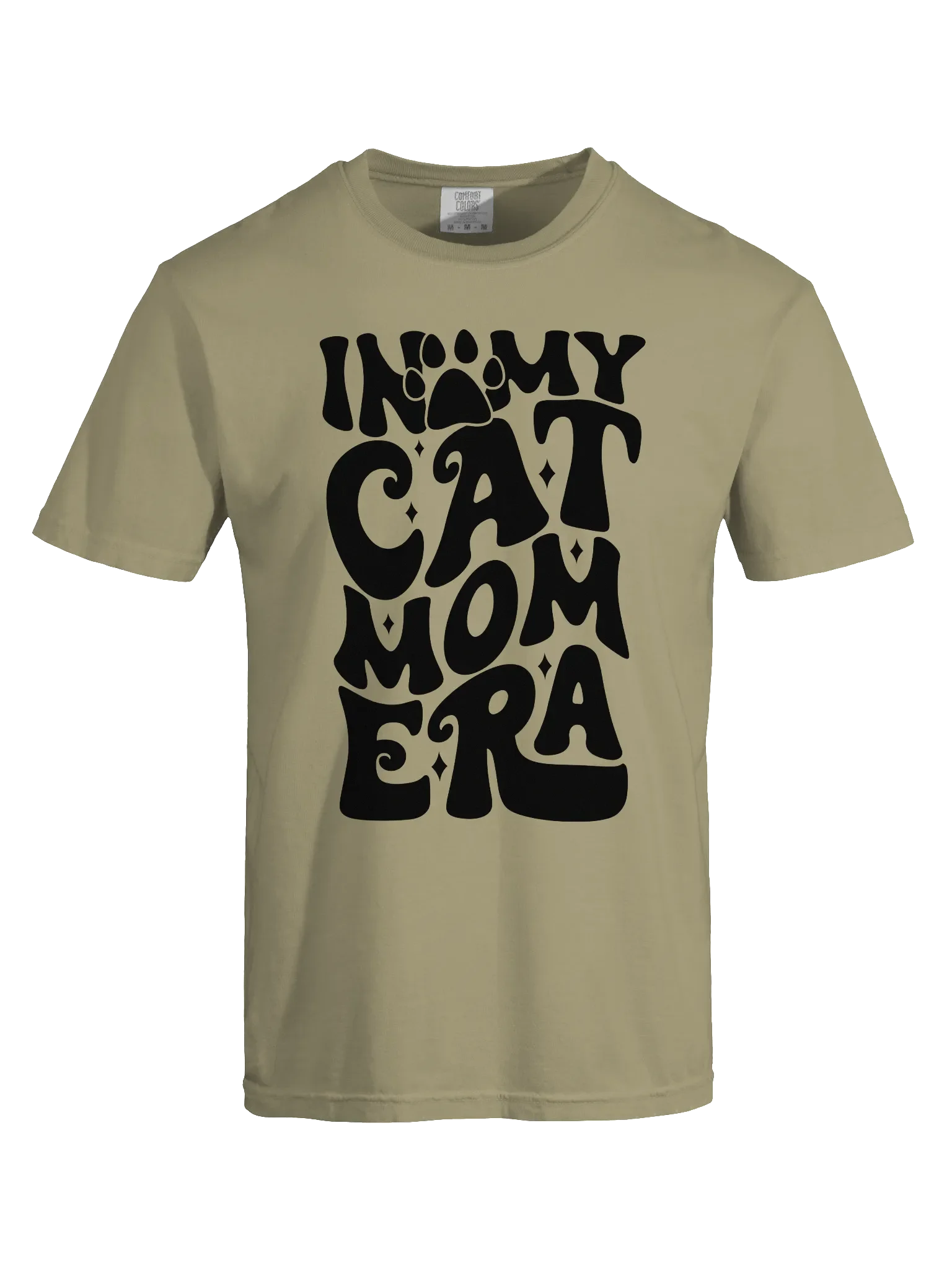 In My Cat Mom Era T-Shirt - Relaxed Fit Heavyweight Unisex Cotton T-Shirt product image (1)