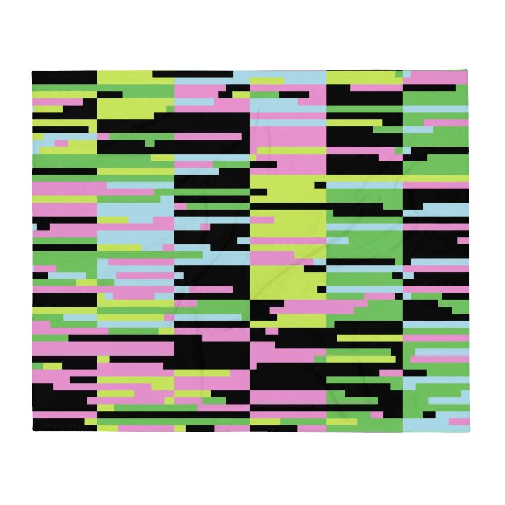 Pixelated Dreams Throw Blanket product image (2)