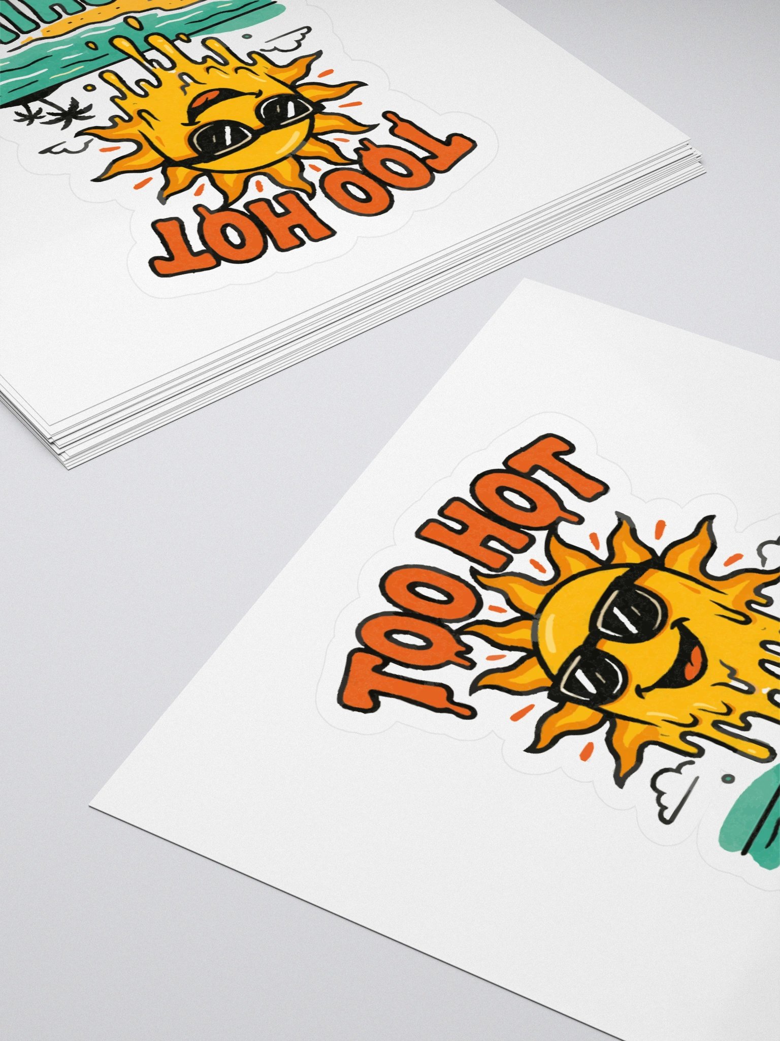 Sunny Daze Kiss Cut Stickers product image (4)