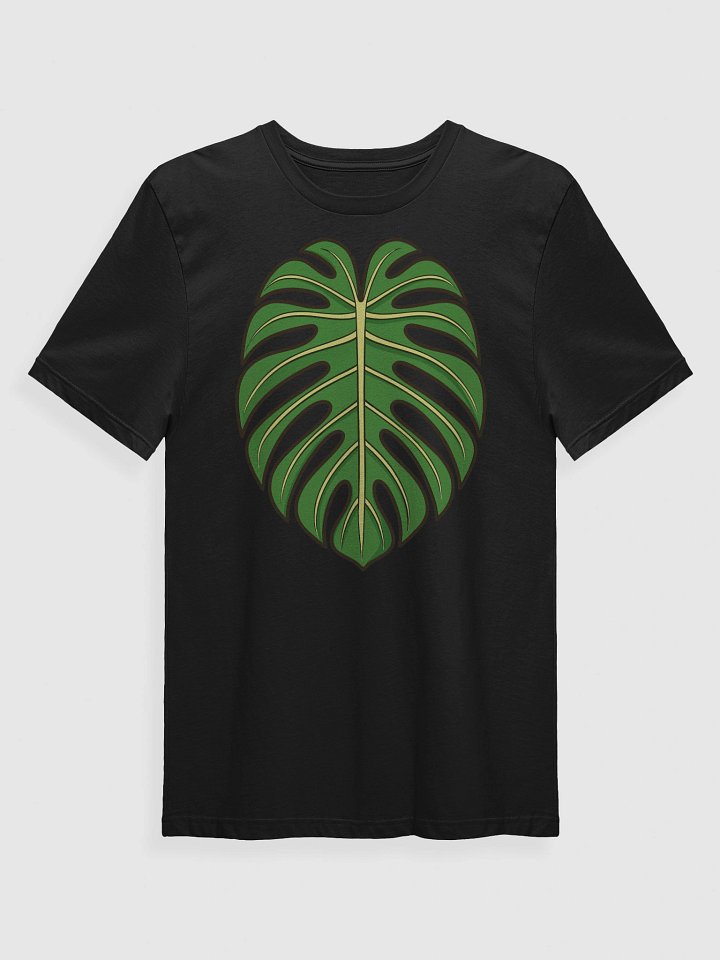 Monstera leaf. Tropical Leaf Cut-Out Supersoft T-Shirt product image (2)