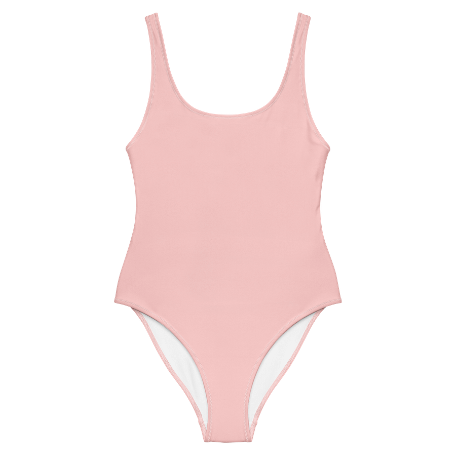 Rich People Nude Pink Solid Color Retro Inspired Women's One Piece Swimsuit product image (1)