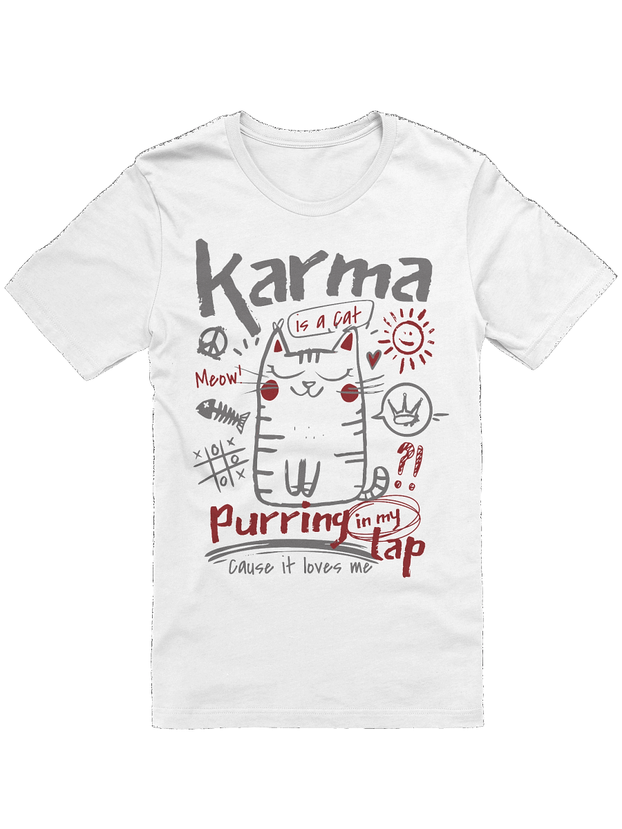 Karma is a Cat | Unisex Bella+Canvas Supersoft T-Shirt product image (2)