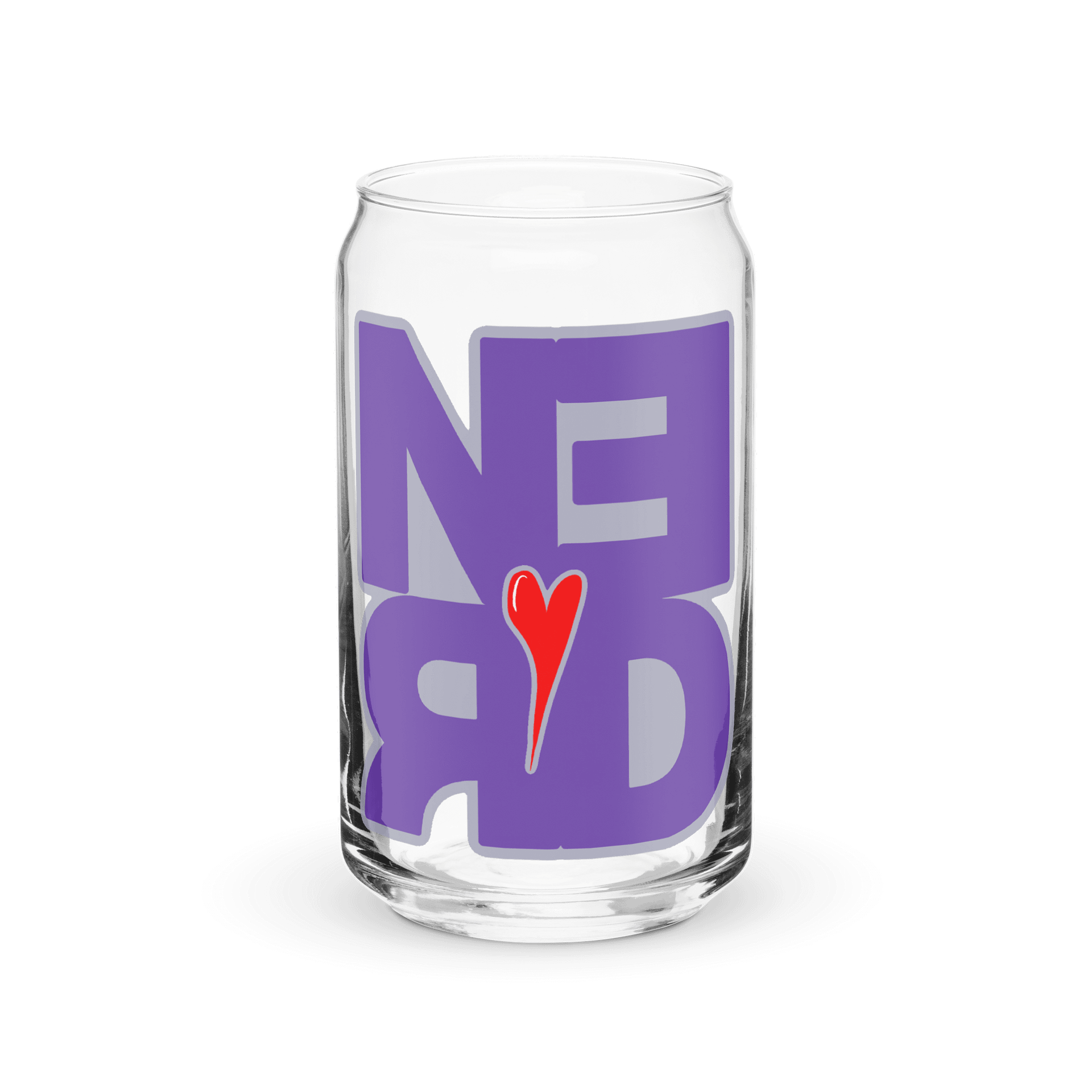 Nerd Heart Glass Mug (Streamer Edition) product image (2)