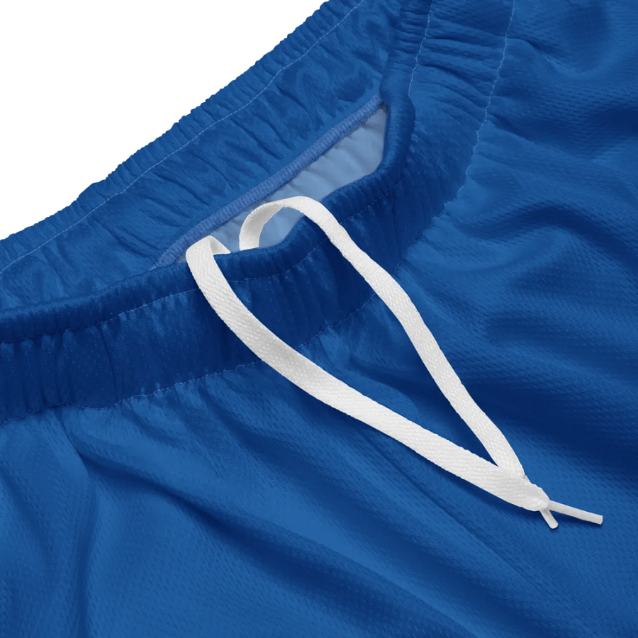 Unisex Activewear - Jersey Shorts Royal Blue - Printed Gold Logo product image (3)