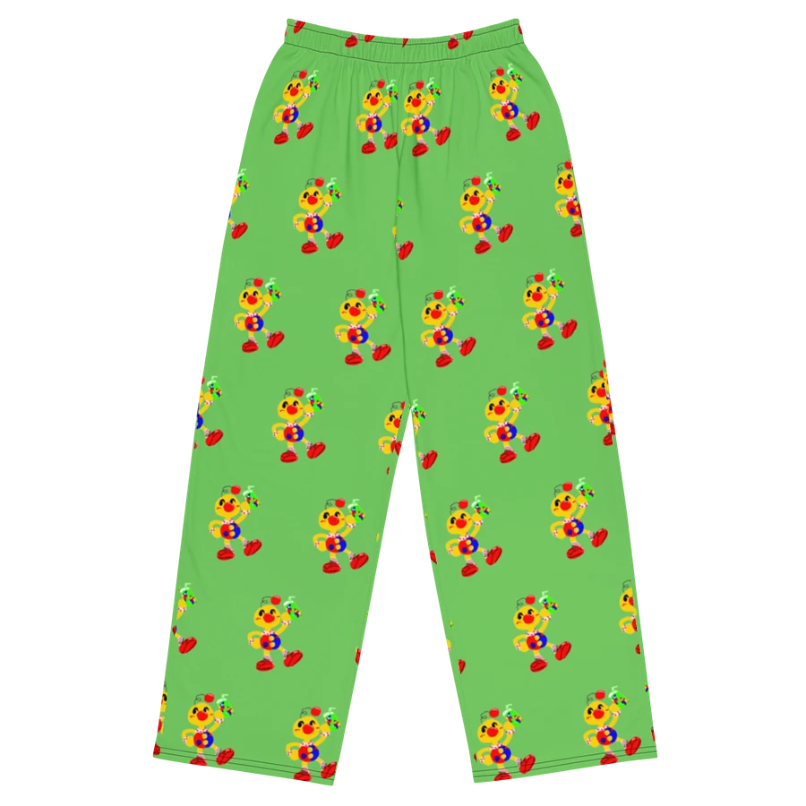Green All-Over Boyoyoing Unisex Wide-Leg Pants product image (3)