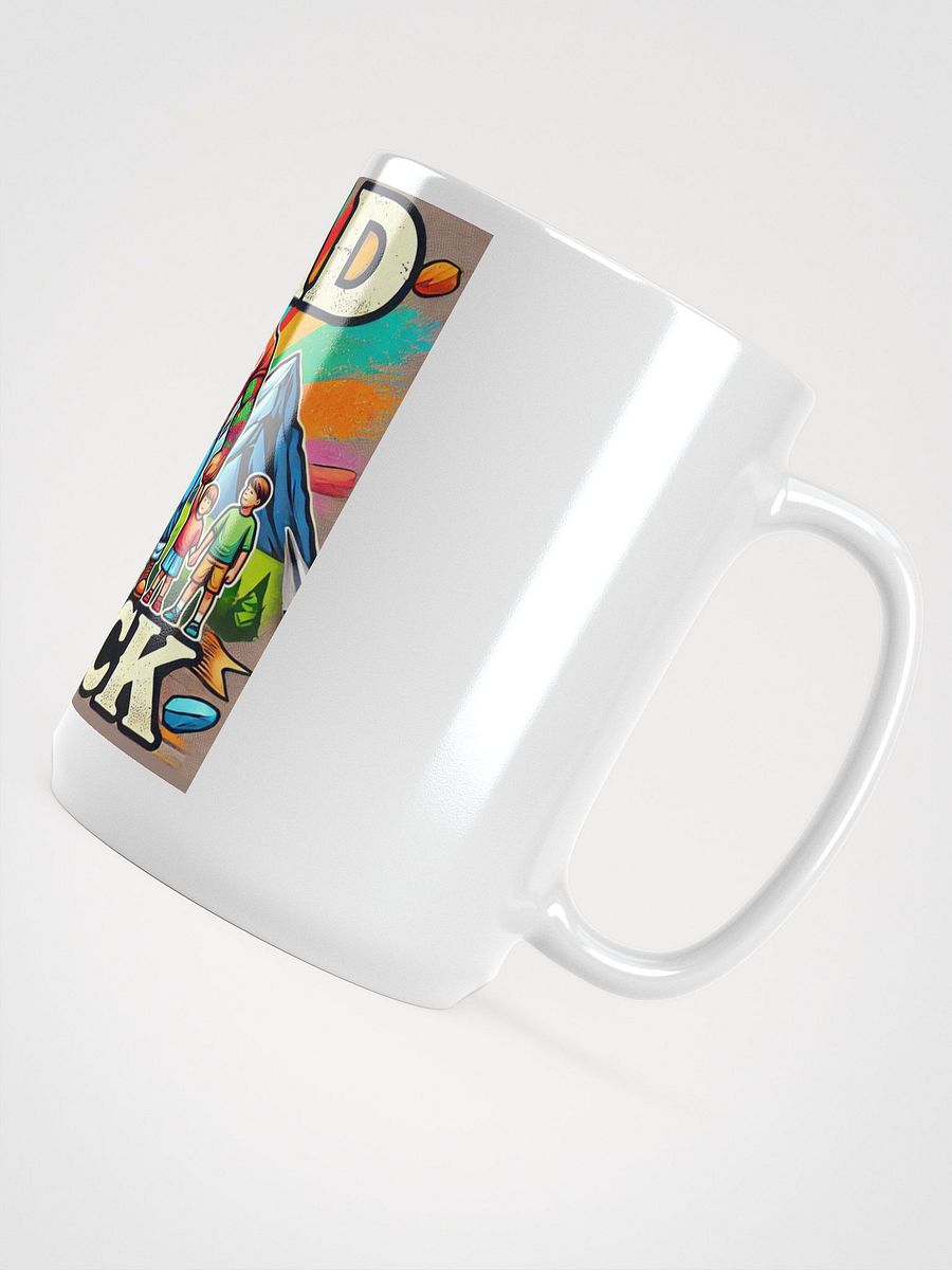 Dad The Rock White Glossy Mug product image (4)